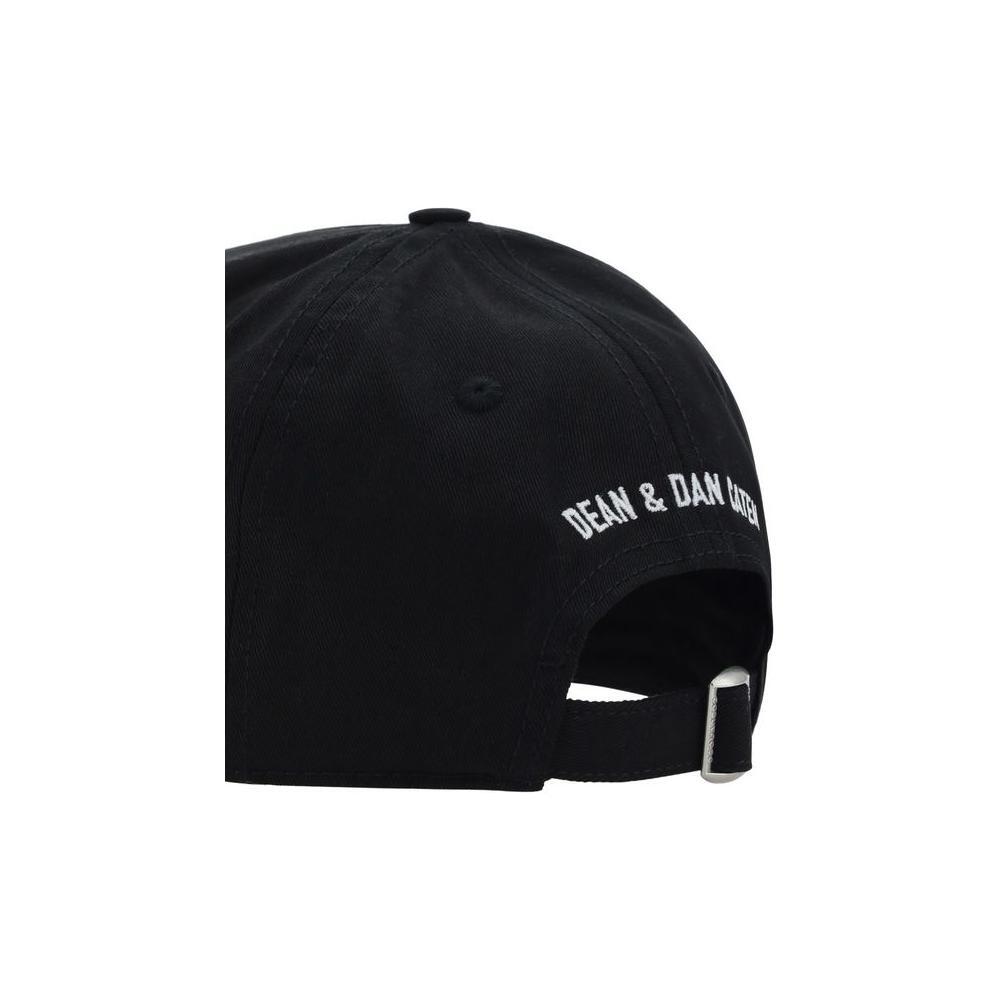 Dsquared² Logoed Baseball Hat 1728,72470364320,Accessories,Black,Dsquared²,Hats & Caps - Men - Accessories,Men,Men - Accessories,New with tags,UNI Dsquared² DS-BCM066005C00001M063-UNI