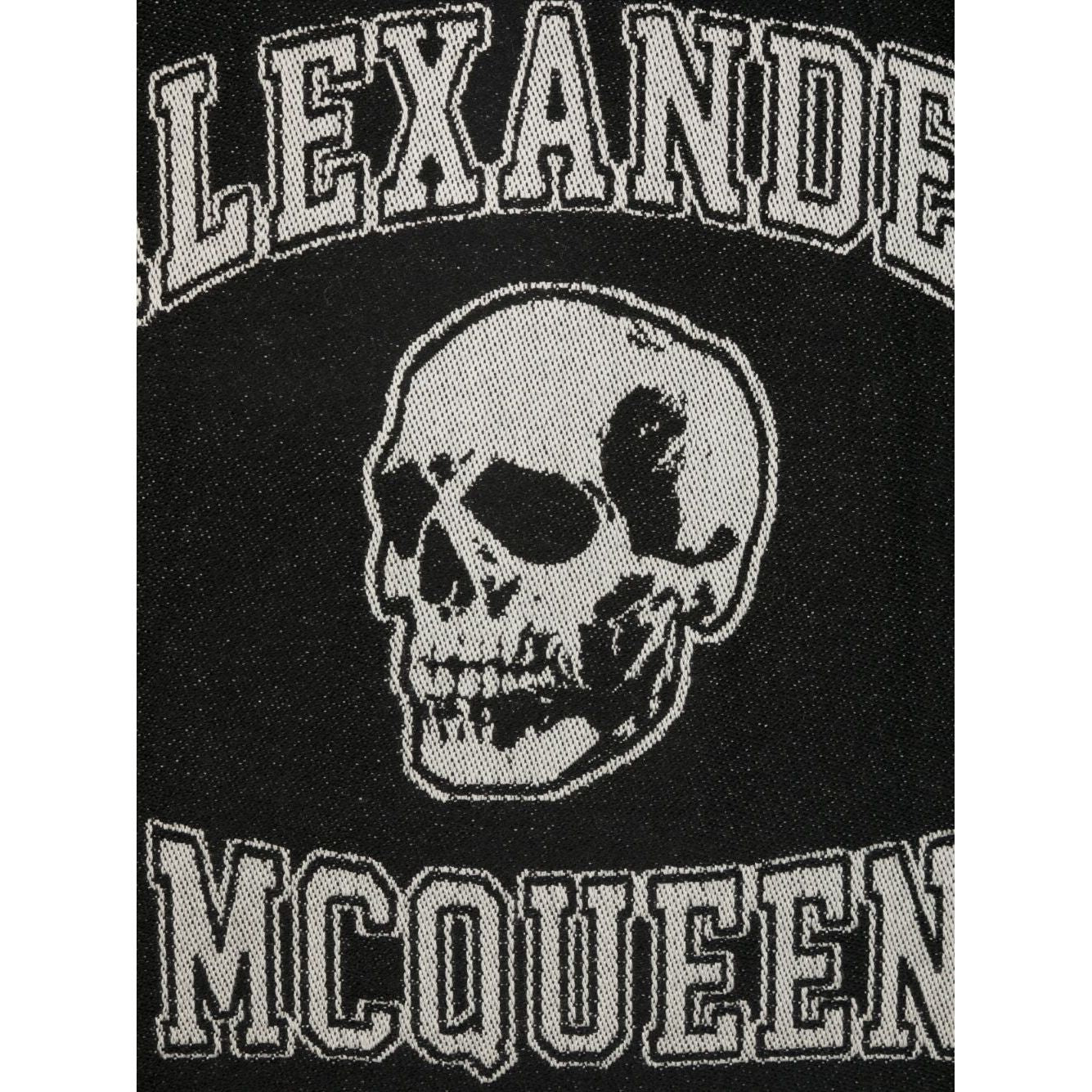 Alexander McQueen Scarfs Black Fall - Winter 2023,LDin,Men,Men > Accessories,Men > Accessories > Scarves Hats & Gloves,Yes Eu Alexander Mcqueen 7585004200Q1078