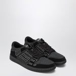 AMIRI Sneaker Skel Top Low black in leather and suede LDin,Men,Men > Shoes,Men > Shoes > Sneakers,Yes Eu Amiri AMFOSR1110LE/R_AMIRI-001_600