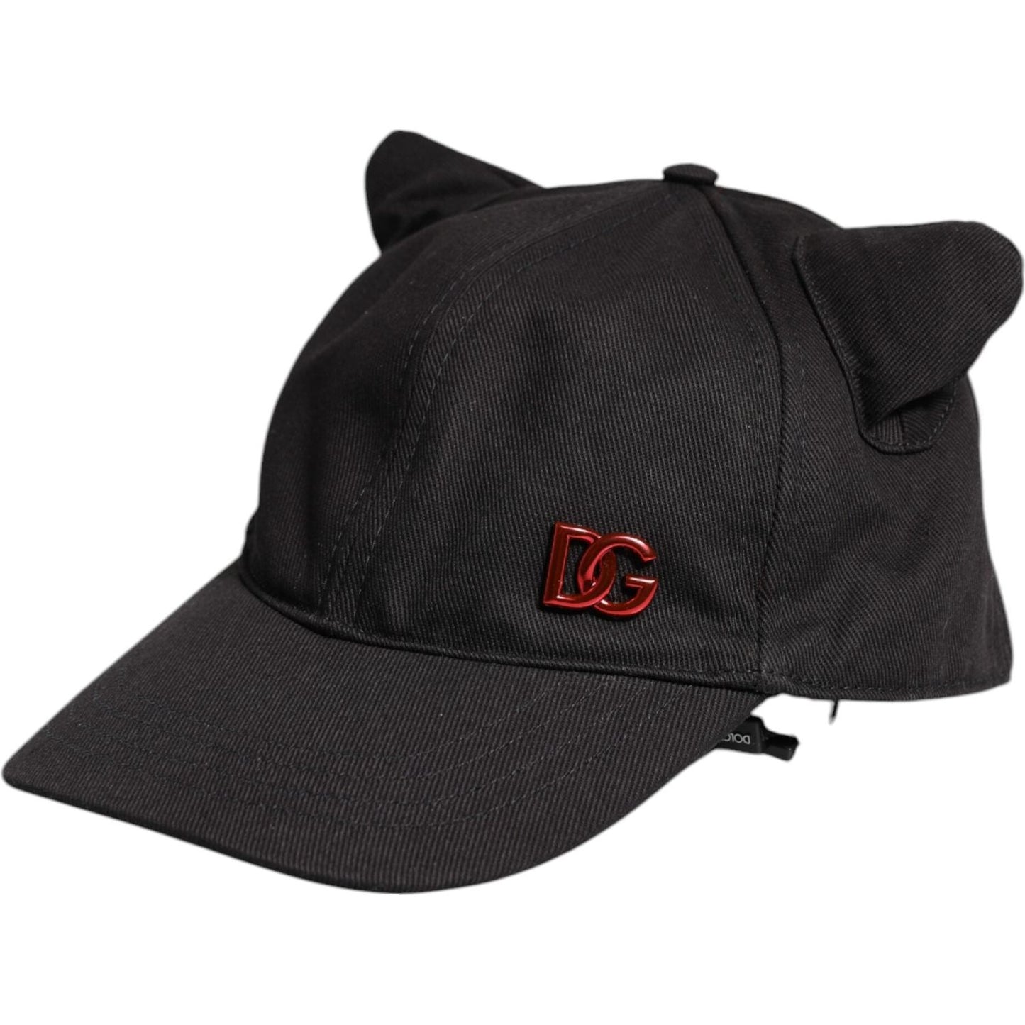 Dolce & Gabbana Black Cotton Logo Patch 6 Panels Baseball Cap 1728,60 cm|XL,67345645728,Accessories,Black,Dolce & Gabbana,Hats & Caps - Men - Accessories,Material:100% Cotton,Men,Men - Accessories,Preowned / Defect Dolce & Gabbana HAT9848-60