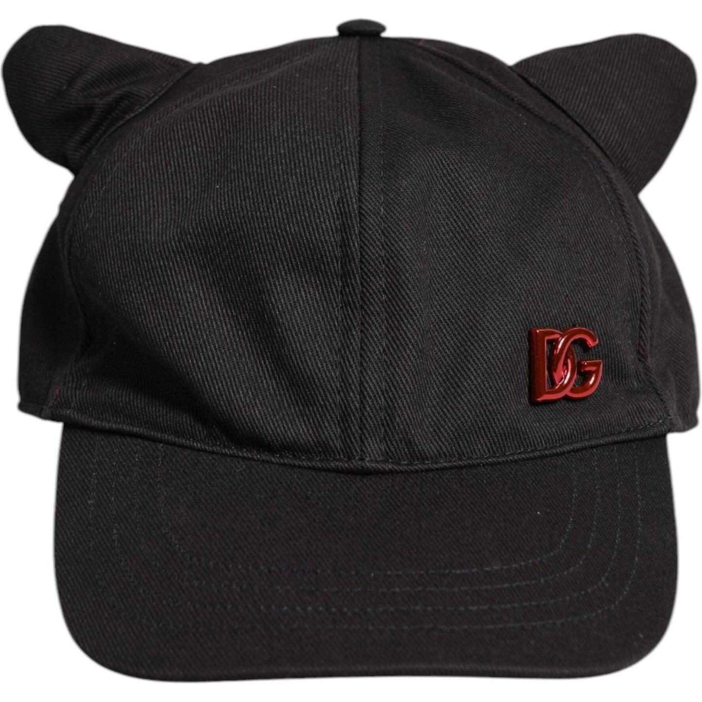 Dolce & Gabbana Black Cotton Logo Patch 6 Panels Baseball Cap 1728,60 cm|XL,67345645728,Accessories,Black,Dolce & Gabbana,Hats & Caps - Men - Accessories,Material:100% Cotton,Men,Men - Accessories,Preowned / Defect Dolce & Gabbana HAT9848-60