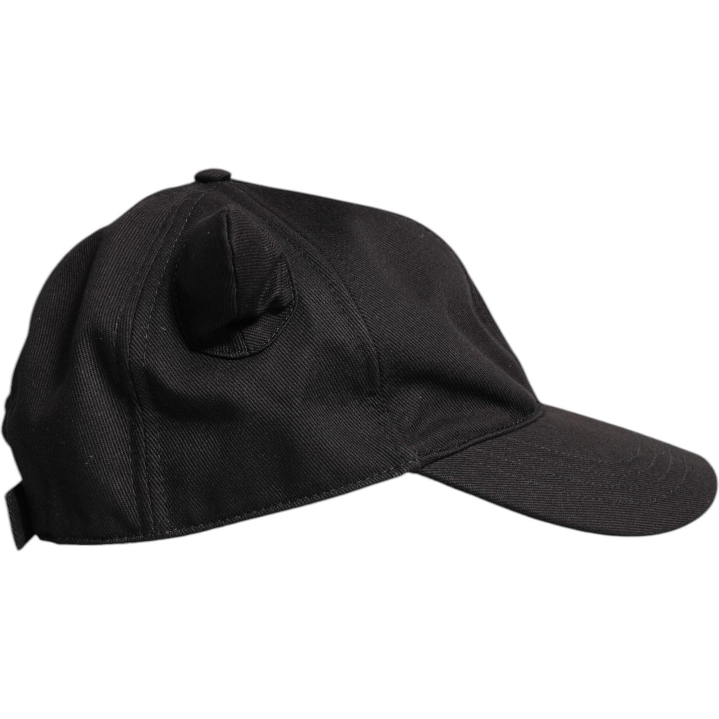 Dolce & Gabbana Black Cotton Logo Patch 6 Panels Baseball Cap 1728,60 cm|XL,67345645728,Accessories,Black,Dolce & Gabbana,Hats & Caps - Men - Accessories,Material:100% Cotton,Men,Men - Accessories,Preowned / Defect Dolce & Gabbana HAT9848-60
