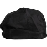 Dolce & Gabbana Black Cotton Newsboy Capello Cabbie Hat 1728,60 cm|XL,67345645728,Accessories,Black,Dolce & Gabbana,Hats & Caps - Men - Accessories,Material: 97% Cotton 3% Elastane,Men,Men - Accessories,New with tags Dolce & Gabbana HAT9679-60