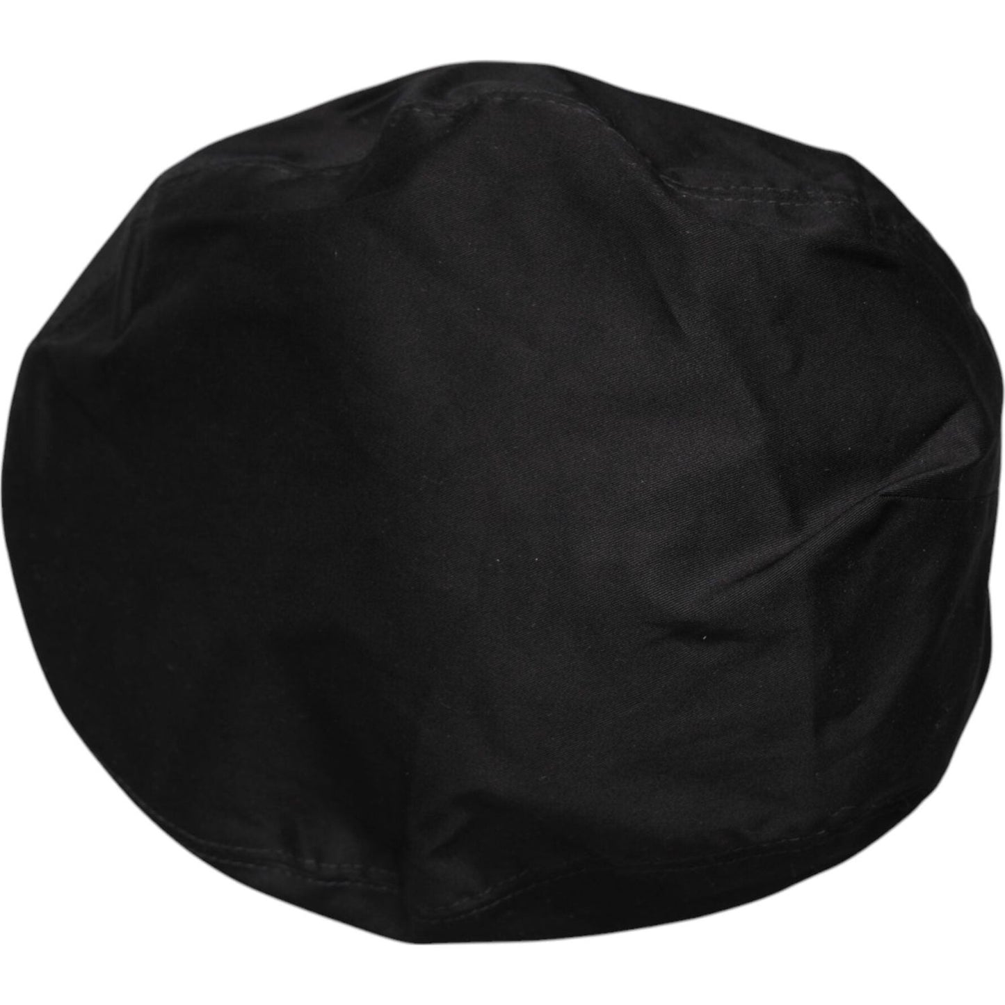 Dolce & Gabbana Black Cotton Newsboy Capello Cabbie Hat 1728,60 cm|XL,67345645728,Accessories,Black,Dolce & Gabbana,Hats & Caps - Men - Accessories,Material: 97% Cotton 3% Elastane,Men,Men - Accessories,New with tags Dolce & Gabbana HAT9679-60