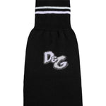 Dolce & Gabbana Black DG Logo Print Cotton Over Calf Socks 1728,67345645728,Black,Dolce & Gabbana,L,Material: 88% Cotton 10% Nylon 2% Elastane,New with tags,Socks - Men - Accessories,Unisex Dolce & Gabbana SCS2192-L