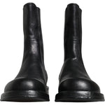Dolce & Gabbana Black Horse Leather Mid Calf Boots Shoes Dolce & Gabbana Dark Slate Gray