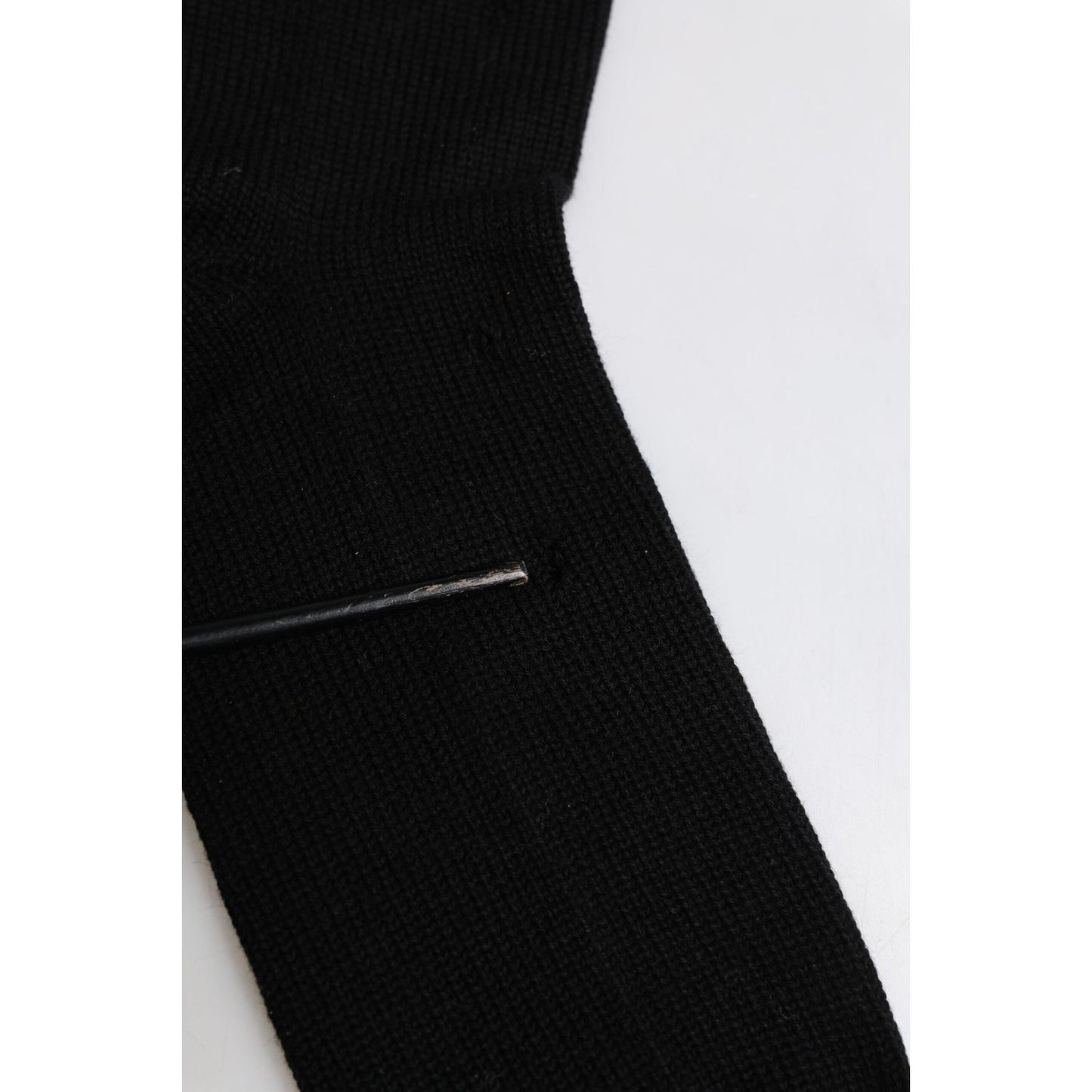 Dolce & Gabbana Black Solid Stretch Mid Calf Men Socks 1728,67345645728,Accessories,Black,Dolce & Gabbana,L,Men,Men - Accessories,Preowned / Defect,Socks - Men - Accessories Dolce & Gabbana SCS2238-L