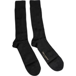 Dolce & Gabbana Black Stretch Logo Mid Calf Men Socks 1728,67345645728,Accessories,Black,Dolce & Gabbana,L,Men,Men - Accessories,New with tags,Socks - Men - Accessories Dolce & Gabbana SCS2235-L