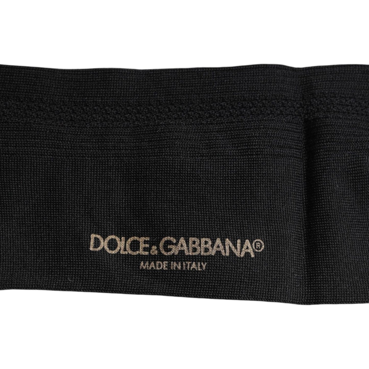 Dolce & Gabbana Black Stretch Logo Mid Calf Men Socks 1728,67345645728,Accessories,Black,Dolce & Gabbana,L,Men,Men - Accessories,New with tags,Socks - Men - Accessories Dolce & Gabbana SCS2235-L