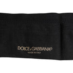 Dolce & Gabbana Black Stretch Logo Mid Calf Men Socks 1728,67345645728,Accessories,Black,Dolce & Gabbana,L,Men,Men - Accessories,New with tags,Socks - Men - Accessories Dolce & Gabbana SCS2235-L
