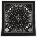 Dolce & Gabbana Black White Bandana Square Foulard Scarf 1728,67345645728,Accessories,Black and White,Dolce & Gabbana,Material: 100% Cotton,Men,Men - Accessories,Preowned / Defect,Scarves - Men - Accessories Dolce & Gabbana MS7229