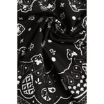 Dolce & Gabbana Black White Bandana Square Foulard Scarf 1728,67345645728,Accessories,Black and White,Dolce & Gabbana,Material: 100% Cotton,Men,Men - Accessories,Preowned / Defect,Scarves - Men - Accessories Dolce & Gabbana MS7229