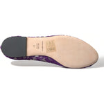 Dolce & Gabbana Elegant Floral Lace Vally Flat Shoes 1728,67345645728,Dolce & Gabbana,EU37/US6.5,Flat Shoes - Women - Shoes,Material: 56% Viscose 39% Cotton 5% Nylon,New with tags,Purple,Women Dolce & Gabbana LA10303-37