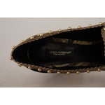 Dolce & Gabbana Elegant Gold Jacquard Brocade Pumps 1728,67345645728,Dolce & Gabbana,EU36/US5.5,Gold,Material: 67% Leather 16% Acetate 9% Polyester 8% Cotton,New with tags,Pumps - Women - Shoes,Women Dolce & Gabbana LA9965 - 36