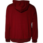 Dolce & Gabbana Red Logo Plaque Hooded Sweatshirt Sweater 1728,67345645728,Dolce & Gabbana,IT58 | 3XL,Material: 100% Cotton,Men,Preowned / Defect,Red,Sweaters - Men - Clothing Dolce & Gabbana TSH86969-58