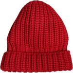 Dolce & Gabbana Red Solid Wool Knitted Winter Beanie Hat 1728,67345645728,Accessories,Dolce & Gabbana,Hats & Caps - Men - Accessories,Material: 100% Virgin Wool,Men,Men - Accessories,Preowned / Defect,Red Dolce & Gabbana HAT9796