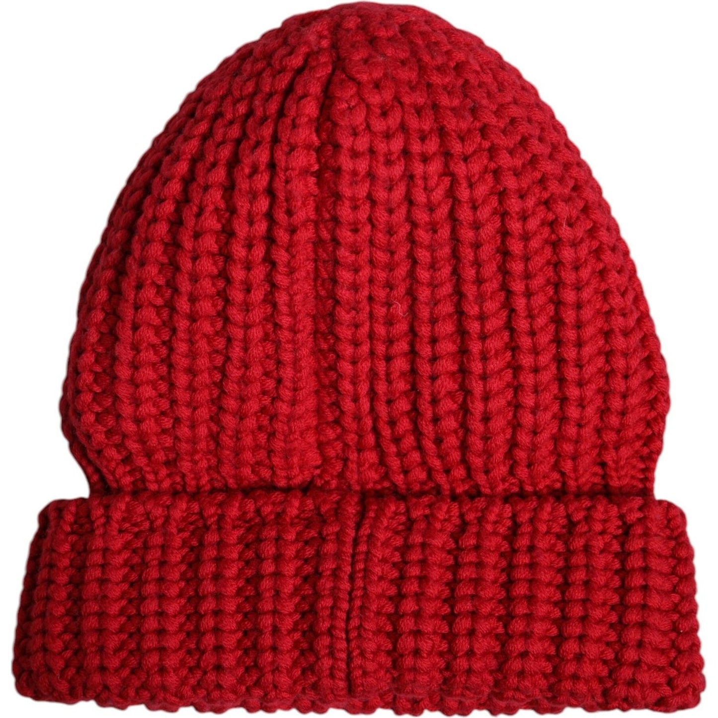 Dolce & Gabbana Red Solid Wool Knitted Winter Beanie Hat 1728,67345645728,Accessories,Dolce & Gabbana,Hats & Caps - Men - Accessories,Material: 100% Virgin Wool,Men,Men - Accessories,Preowned / Defect,Red Dolce & Gabbana HAT9796