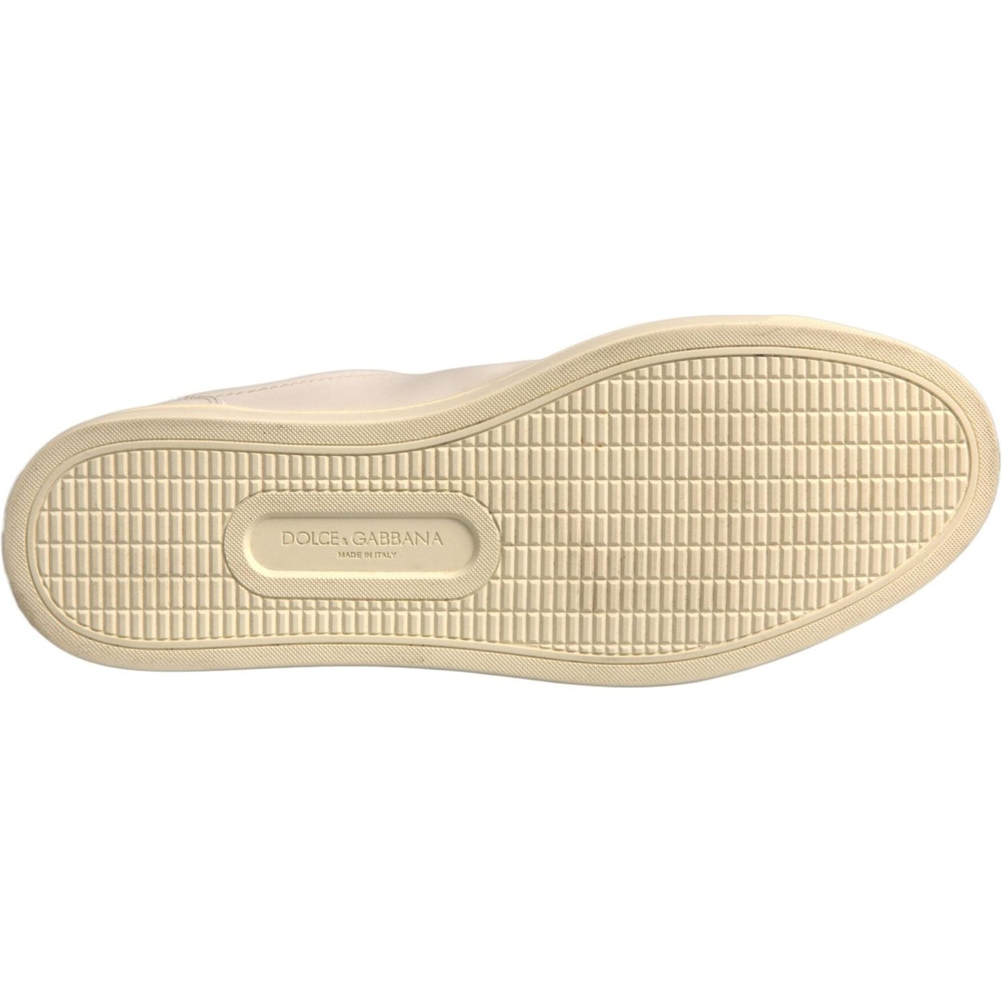 Dolce & Gabbana White Leather Heart Embellished Sneakers Shoes 1728,67345645728,Dolce & Gabbana,EU43/US10,Material: 100% Calf Leather,Men,Preowned / Defect,Sneakers - Men - Shoes,White Dolce & Gabbana MV6807#2-43