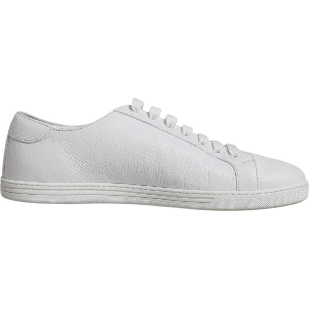 Dolce & Gabbana White Low Top Men Saint Tropez Sneakers Shoes 1728,67345645728,Dolce & Gabbana,EU41/US8,Material: 100% Leather,Men,Preowned / Defect,Sneakers - Men - Shoes,White Dolce & Gabbana MV6411-41