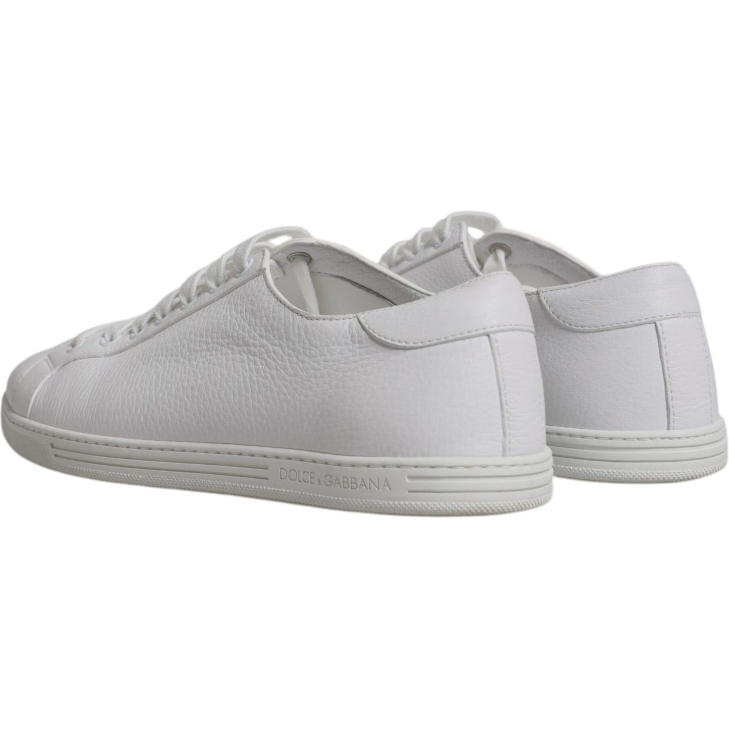 Dolce & Gabbana White Low Top Men Saint Tropez Sneakers Shoes 1728,67345645728,Dolce & Gabbana,EU41/US8,Material: 100% Leather,Men,Preowned / Defect,Sneakers - Men - Shoes,White Dolce & Gabbana MV6411-41