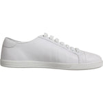 Dolce & Gabbana White Low Top Men Saint Tropez Sneakers Shoes 1728,67345645728,Dolce & Gabbana,EU41/US8,Material: 100% Leather,Men,Preowned / Defect,Sneakers - Men - Shoes,White Dolce & Gabbana MV6411-41