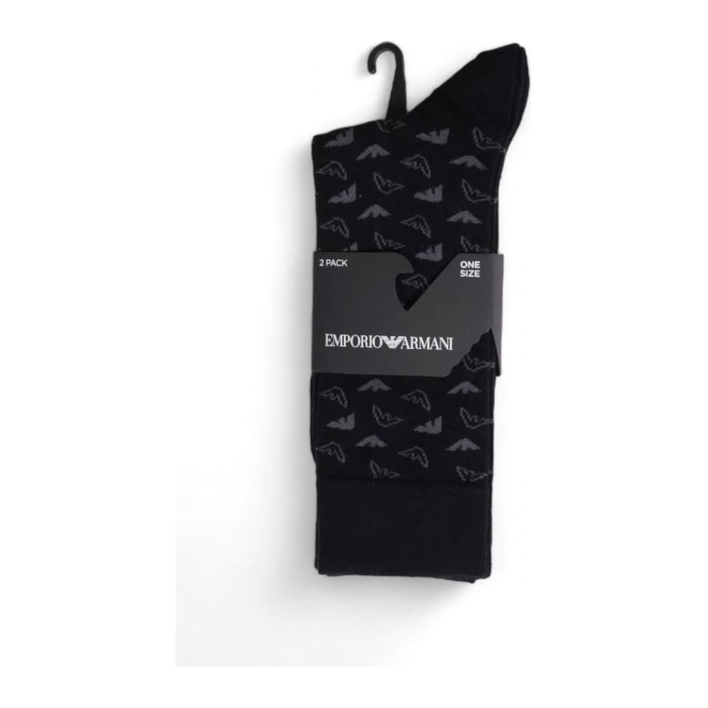 Emporio Armani Underwear Black Cotton Sock 1728,71956299936,Accessories,Black,Emporio Armani Underwear,Men,Men - Accessories,New with tags,One Size,Socks - Men - Accessories Emporio Armani Underwear EM-15167000009-ONE SIZE
