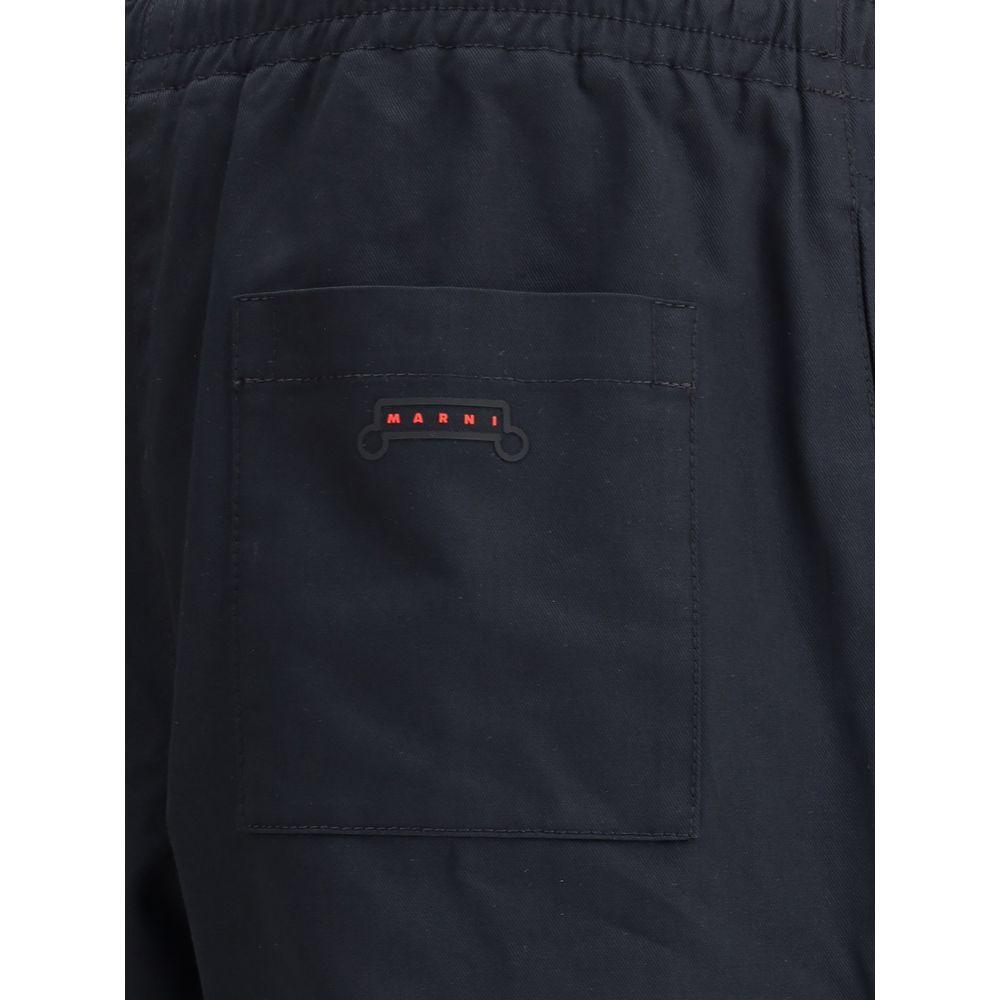 Marni Cotton Pants 1728,72470364320,Black,Clothing,IT48 | M,Jeans & Pants - Men - Clothing,Marni,Men,Men - Clothing,New with tags Marni MA-PUMU0315X0UTC31100N99-IT48 | M