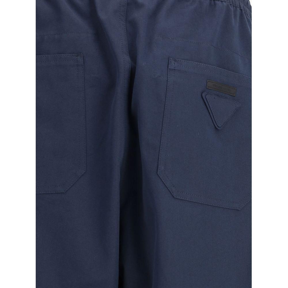 Prada Cotton Pants 1728,72470364320,Blue,Clothing,Jeans & Pants - Men - Clothing,L,Men,Men - Clothing,New with tags,Prada,S,XL Prada PR-SPH497SOOO12VBF0008-L