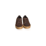 Roberto Pepe Luxury Brown Calfskin Men Sneaker Roberto Pepe Luxury Dark Slate Gray