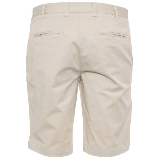Refrigiwear Elegant Beige Bermuda Shorts with Logo Patch 1728,67346170016,Beige,Clothing,Men,Men - Clothing,New with tags,Refrigiwear,Shorts - Men - Clothing,W30 Refrigiwear RE-12674-W30