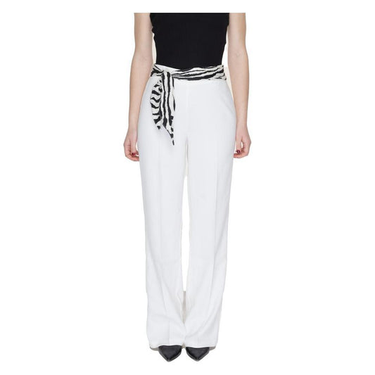 Only White Polyester Pant