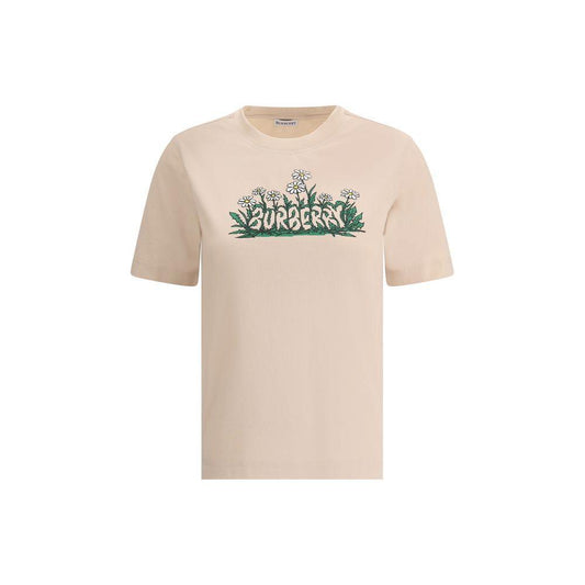 Burberry T-Shirt 1728,72470364320,Beige,Burberry,Clothing,M,New with tags,S,Tops & T-Shirts - Women - Clothing,Women,Women - Clothing,XS Burberry BU-8102402C1789-M
