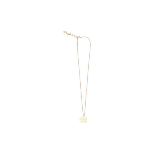 Dolce & Gabbana Rhinestone logo Necklace 1728,72470364320,Dolce & Gabbana,Gold,Jewelry,Necklaces - Women - Jewelry,New with tags,One Size,Women,Women - Jewelry Dolce & Gabbana DO-WNR2L4W1111ZOO00-ONE SIZE
