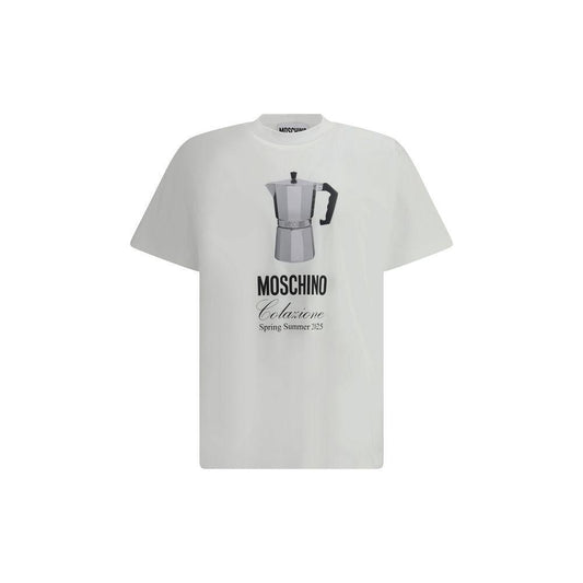 Moschino T-Shirt with coffee maker 1728,72470364320,Clothing,M,Men,Men - Clothing,Moschino,New with tags,T-Shirts - Men - Clothing,White Moschino MO-251ZZA070602411001-M