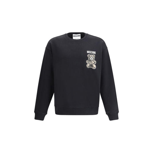 Moschino Teddy Bear Sweatshirt 1728,72470364320,Black,Clothing,L,M,Men,Men - Clothing,Moschino,New with tags,Sweaters - Men - Clothing,XL Moschino MO-251ZZV170202281555-L
