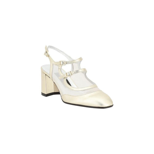 Carel Paris The Bananight Pumps 1728,72470364320,Carel Paris,EU36.5/US6.5,EU36/US6,EU37.5/US7.5,EU38/US8,EU39/US9,Gold,New with tags,Pumps - Women - Shoes,Shoes,Women,Women - Shoes Carel Paris CA-BANANIGHT332690PLATINERES-EU36/US6