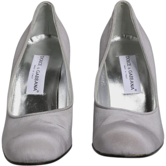Dolce & Gabbana Gray Suede Leather High Heel Pumps Shoes 1728,67345645728,Dolce & Gabbana,EU40/US9.5,Gray,Material: Leather (suede),New with tags,Pumps - Women - Shoes,Shoes,Women,Women - Shoes Dolce & Gabbana LA12110-40