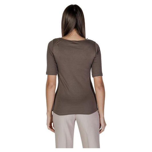 Street One Gray Cotton Tops & T-Shirt 1728,71956299936,Clothing,Gray,IT40|S,IT42|M,New with tags,Street One,Tops & T-Shirts - Women - Clothing,Women,Women - Clothing Street One ST-16016600147-IT42|M