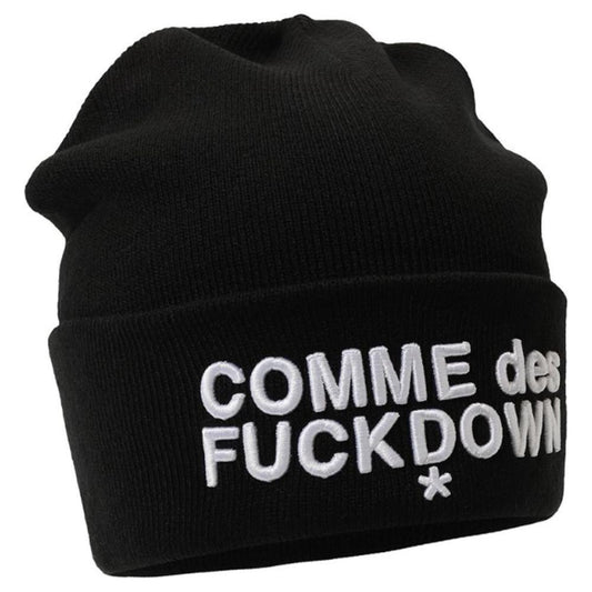 Comme Des Fuckdown Black Marabou Men Hat