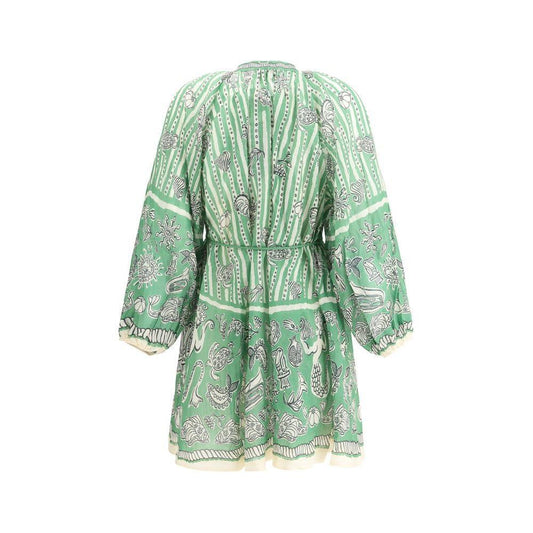 Alemais Lula mini Dres 10,1728,72470364320,Alemais,Clothing,Dresses - Women - Clothing,Green,New with tags,Women,Women - Clothing Alemais AL-4251DSTRIPE-10