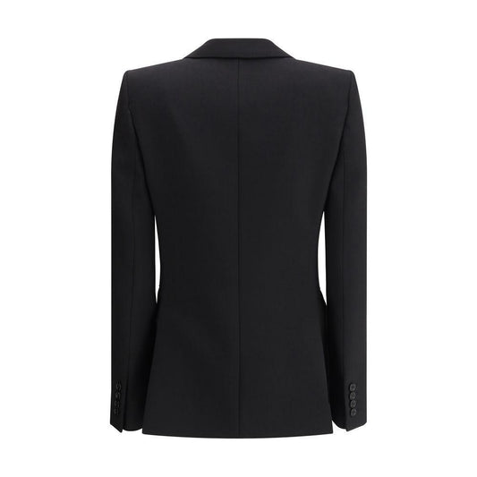 Chloé Double-breasted Blazer 1728,72470364320,Black,Chloé,Clothing,IT40 | M,New with tags,Suits & Blazers - Women - Clothing,Women,Women - Clothing Chloé CH-CH25SVE04299001-IT40 | M