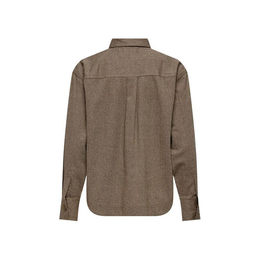 Jacqueline De Yong Beige Recycled Cotton Shirt 1728,71956299936,Beige,Clothing,IT42|M,IT44|L,Jacqueline De Yong,New with tags,Shirts - Women - Clothing,Women,Women - Clothing,XL Jacqueline De Yong JA-14840700309-IT42|M