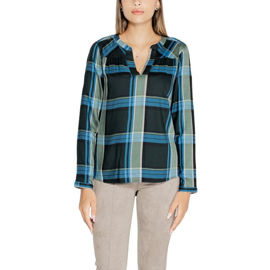 Street One Green Viscose Shirt 1728,46,71956299936,Clothing,Green,IT44|L,New with tags,Shirts - Women - Clothing,Street One,Women,Women - Clothing Street One ST-15261100150-46