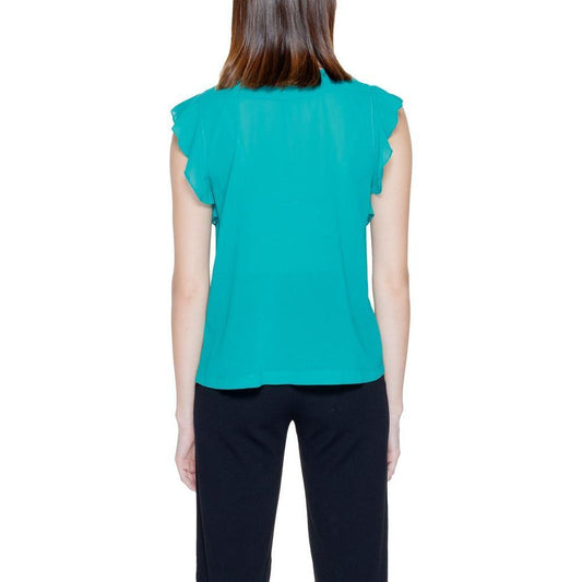 Rinascimento Green Polyester Blouse 1728,71956299936,Clothing,Green,IT38|XS,New with tags,Rinascimento,Shirts - Women - Clothing,Women,Women - Clothing Rinascimento RI-14208200148-IT38|XS