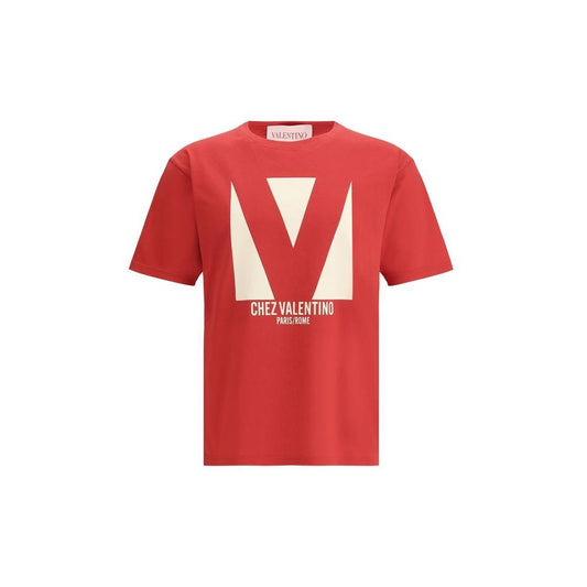 Valentino Maxi print T-Shirt 1728,72470364320,Clothing,M,Men,Men - Clothing,New with tags,Red,S,T-Shirts - Men - Clothing,Valentino Valentino VA-6V3MG16PAQ9157-M