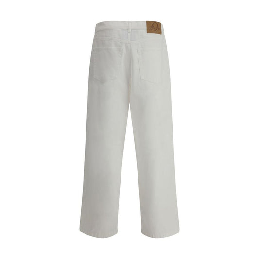 Moschino Oversized Jeans 1728,72470364320,Clothing,IT46 | S,IT48 | M,IT50 | L,Jeans & Pants - Men - Clothing,Men,Men - Clothing,Moschino,New with tags,White Moschino MO-251ZZA033302270001-IT46 | S
