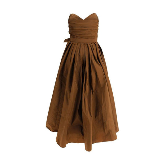 PINKO Strapless long Dress 1728,72470364320,Brown,Clothing,Dresses - Women - Clothing,IT40 | M,New with tags,PINKO,Women,Women - Clothing PINKO PI-104937Y3LEL71-IT40 | M
