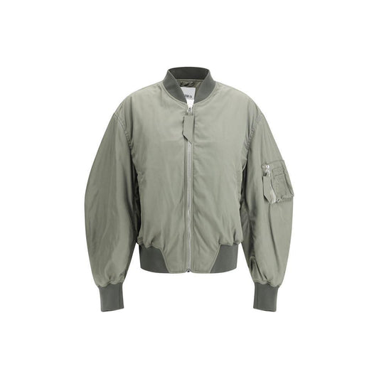 The Attico Nylon Bomber Jacket 1728,72470364320,Clothing,Green,IT40 | M,IT42 | L,Jackets & Coats - Women - Clothing,New with tags,The Attico,Women,Women - Clothing The Attico TH-250WCB00070PLL001AA828-IT40 | M