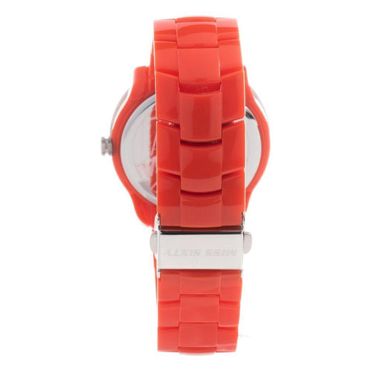 Miss Sixty Red Polyethylene Watch 1728,67434610848,Miss Sixty,New with tags,Red,Watches,Watches for Women - Watches,Women Miss Sixty MSR0753122501AC