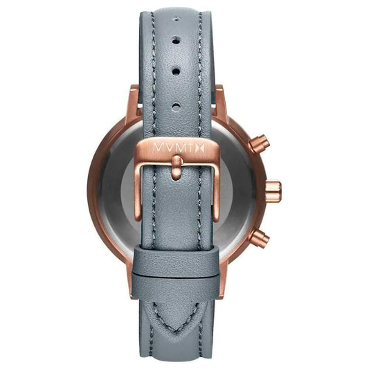 MVMT Gray Leather Watch 1728,67434610848,Gray,MVMT,New with tags,Watches,Watches for Women - Watches,Women MVMT MVDFC01RGGRAC